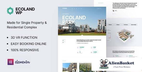 109005  Ecoland v1.5 - Single Property WordPress Theme 