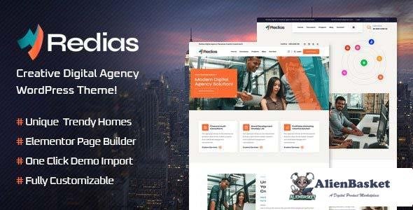 109076  Redias v1.0.0 - Creative Digital Agency WordPress Theme 