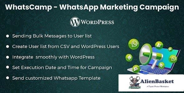 109082  WhatsCamp v1.0.1 - WhatsApp Marketing Campaign for WordPress 