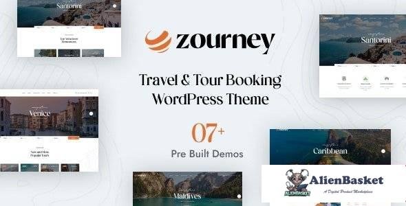 109239  Zourney v1.2.2 - Travel Tour Booking WordPress Theme 