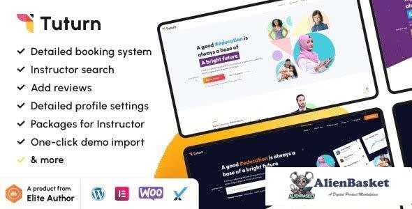 109246  Tuturn v2.9 - Online Tutors MarketPlace WordPress Theme 