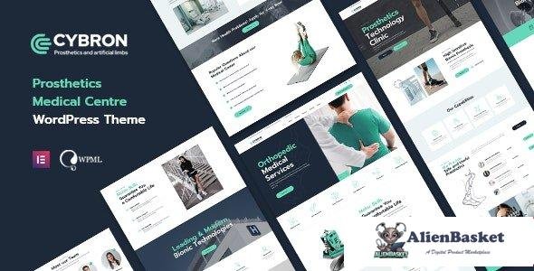 109267  Cybron v1.0.1 - Prosthetics Medical Center WordPress Theme 