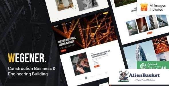 109302  Wegener v2.0.0 - Construction & Engineering WordPress Theme 
