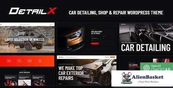 109463  DetailX v1.0 - Car Detailing, Shop & Repair WordPress Theme 