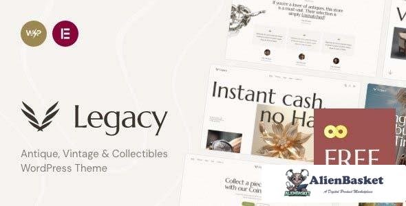 109462  Legacy v1.0 - Antique, Vintage & Collectibles WordPress Theme 