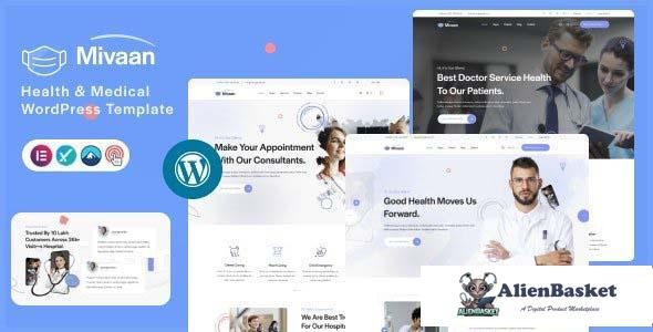 109771  Mivaan v1.0 - Health & Medical WordPress Theme 