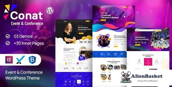 112425  Conat v1.2.1 - Event & Conference WordPress Theme + RTL Ready 