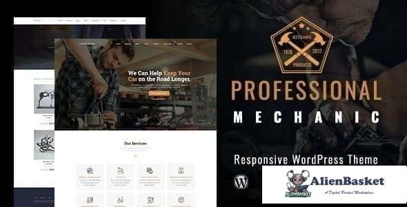 109789  Mechanic v1.1.1 - Auto Repair WordPress Theme 