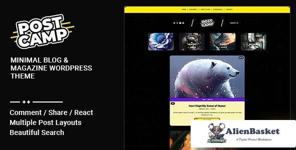 109835  Postcamp v1.0.3 - Blog & Magazine WordPress Theme 