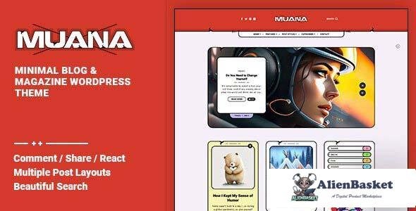 109837  Muana v1.0.2 - Blog & Magazine WordPress Theme 