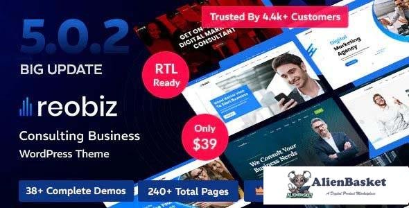 112226  Reobiz v5.0.9 - Consulting Business WordPress Theme 