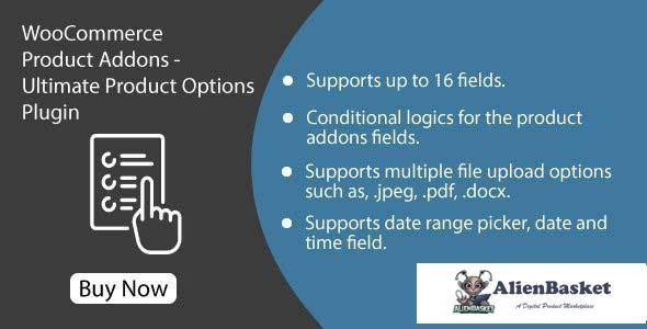 109969  WooCommerce Product Addons v1.0.9 - Ultimate Product Options Plugin 