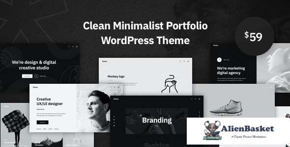 110002  Sixten v2.0.3 - Minimalist Portfolio WordPress Theme 