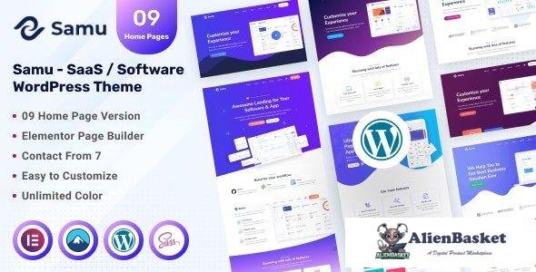 110038  Samu v1.0 - SaaS / Software WordPress Theme 