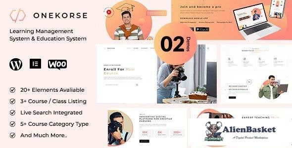 110153  Onekorse v1.0.2 - LMS Education Theme 