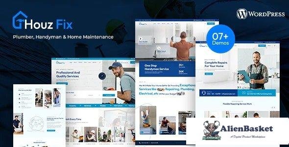 110174  HouzFix v1.0.6 - Plumber, Handyman Services WordPress Theme 