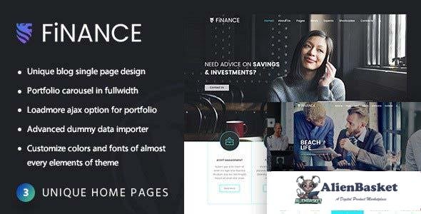 110338  Finance Consultant v2.8 - Consulting WordPress Theme 