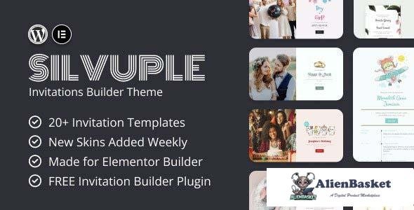 110379  Silvuple v1.1 – Online Invitation Maker Theme 