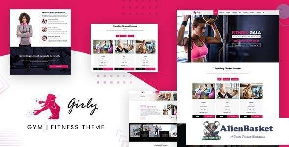 110403  Girly Gym v2.5 - Gym Fitness WordPress Theme 