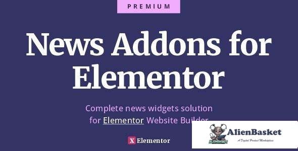 110457  News Addons for Elementor v1.0.0 - Ultimate News, Blog and Magazine Widgets 