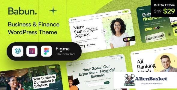 110500  Babun v1.0.0 - Business & Finance WordPress Theme 