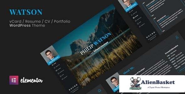110528  Watson v2.5.0 - Resume WordPress Theme 