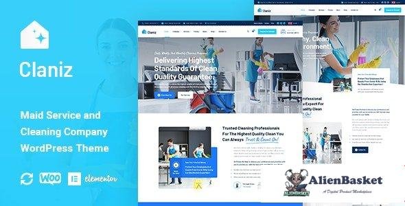 110539  Claniz v1.0.3 - Cleaning Services WordPress Theme 