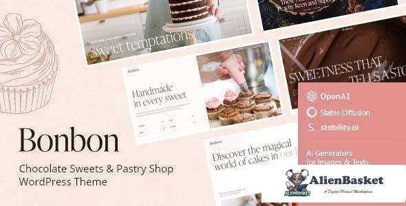 110582  Bonbon v1.0 - Chocolate Sweets & Pastry Shop WordPress Theme + AI 