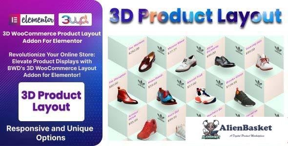 110586  BWD 3D WooCommerce Product Layout Addon For Elementor v1.0 