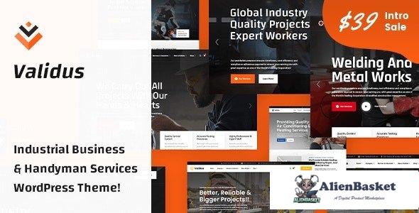 110611  Validus v1.0 - Industrial Business & Handyman Services WordPress Theme 