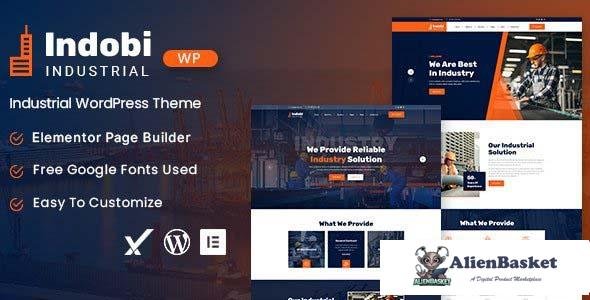 110643  Indobi v1.0.0 - Industrial WordPress Theme 