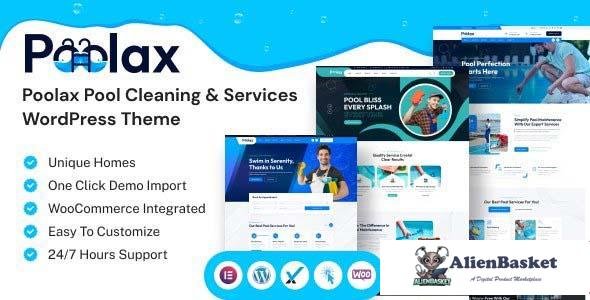 110732  Poolax v1.0 – Pool Cleaning & Services WordPress Theme 