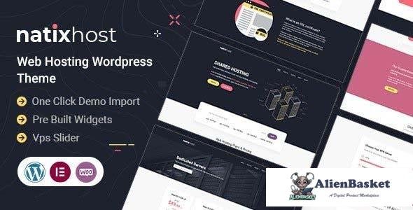 110742  Natix v1.6 - Web Hosting WordPress Theme 