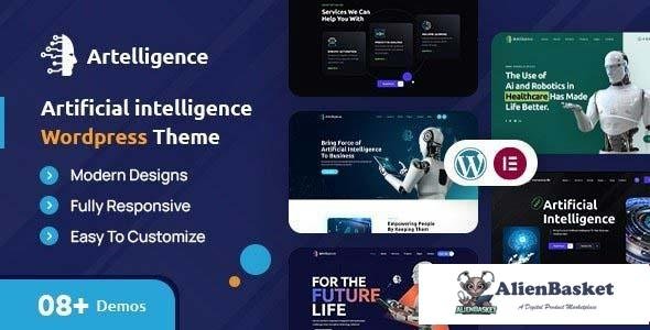 110749  Artelligence v2.0 - AI & Robotics WordPress Theme 