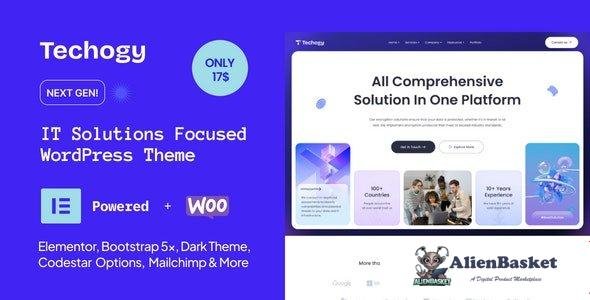 110762  Techogy v1.0 - IT Solutions & Services WordPress Theme 