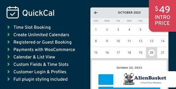 110806  QuickCal v1.0.10 - Appointment Booking Calendar for WordPress 