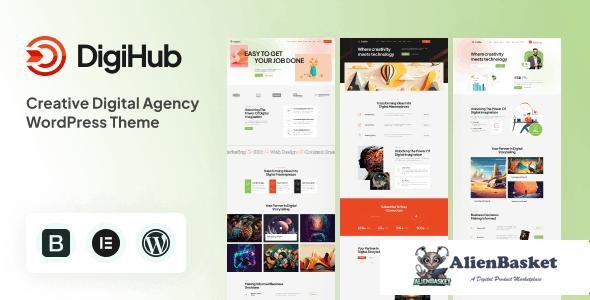 110813  Digihub v1.0 - Digital Agency WordPress Theme 