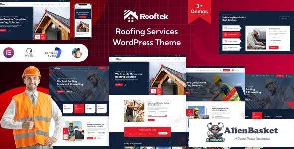 111142  Rooftek v1.0 - Roofing Services WordPress Theme 
