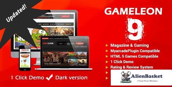 111183  Gameleon v9.6 - WordPress Magazine & Arcade Theme 