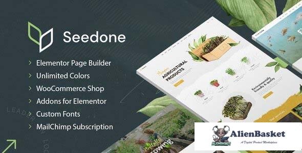 111200  SeedOne v0.0.2 - Agriculture WordPress theme 