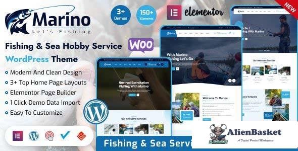 111209  Marino v1.0.0 - Fishing & Sea Hobby WordPress Theme 