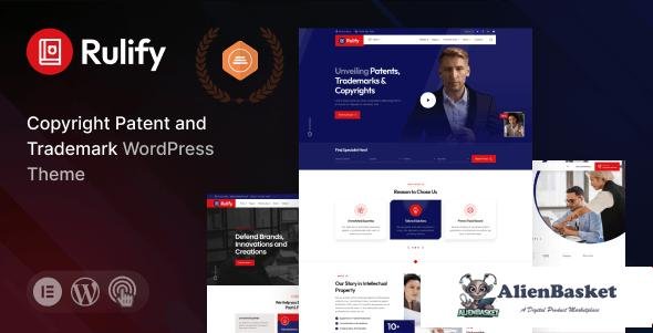 111805  Rulify v1.0 - Intellectual Property Consultancy Law Firm WordPress Theme 