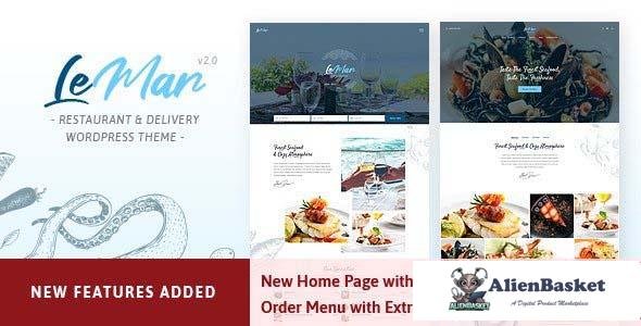 111825  LeMar v2.1 - Seafood Restaurant WordPress Theme 