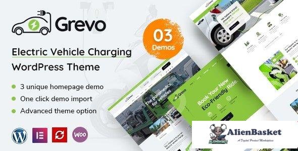 112053  Grevo v1.8 - Electric Vehicle Charging WordPress Theme 