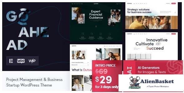 112242  GoAhead v1.0 - Business Startup WordPress Theme 