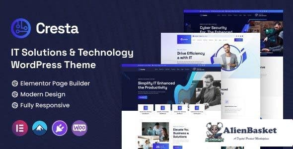 112244  Cresta v1.0 - IT Solutions & Technology WordPress Theme 