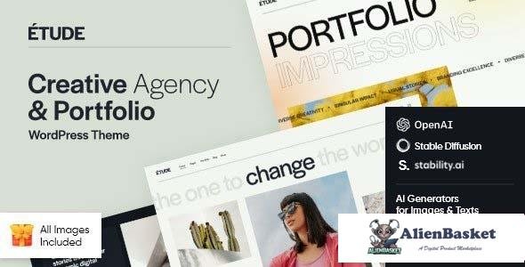 112243  Etude v1.0 - Creative Agency & Portfolio WordPress Theme 