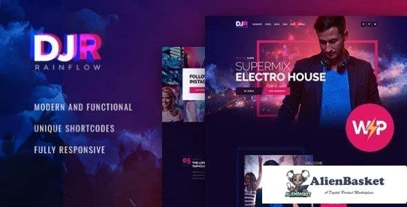 112371  DJ Rainflow v1.3.13 - Music Band & Musician WordPress Theme 