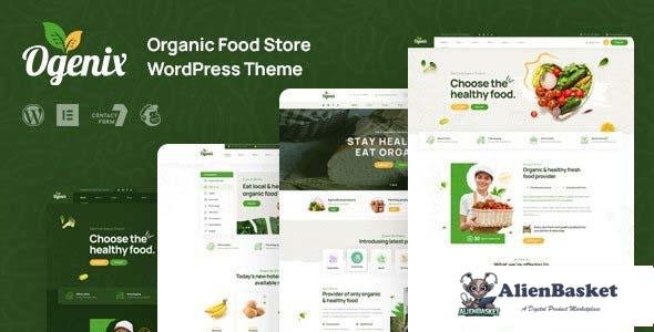 112401  Ogenix v1.0 - Organic Food Store WordPress Theme 