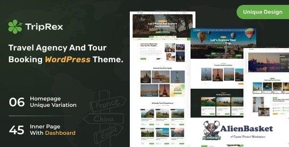 112438  TripRex v1.1.0 - Travel Agency and Tour Booking WordPress Theme 